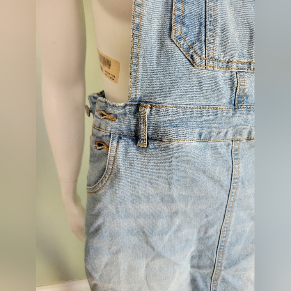 Denim Blue Women's Overall Dress - Picture 6 of 7